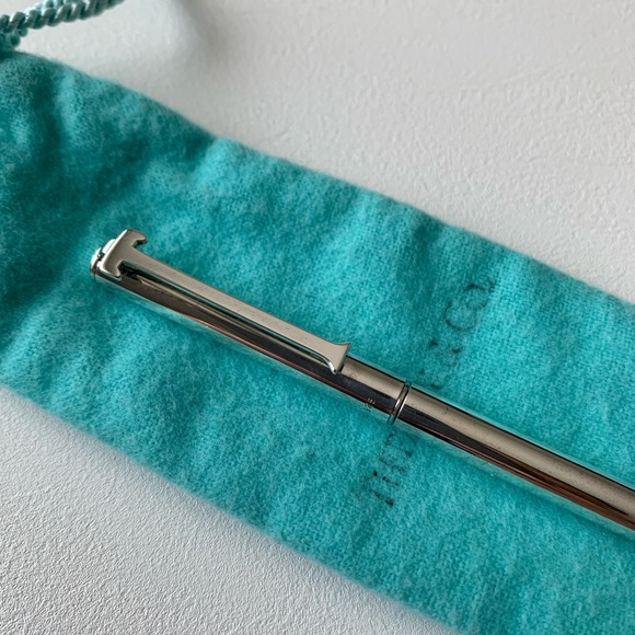 Tiffany Sterling Silver T-Clip Rollerball Pen - Picture 3 of 5